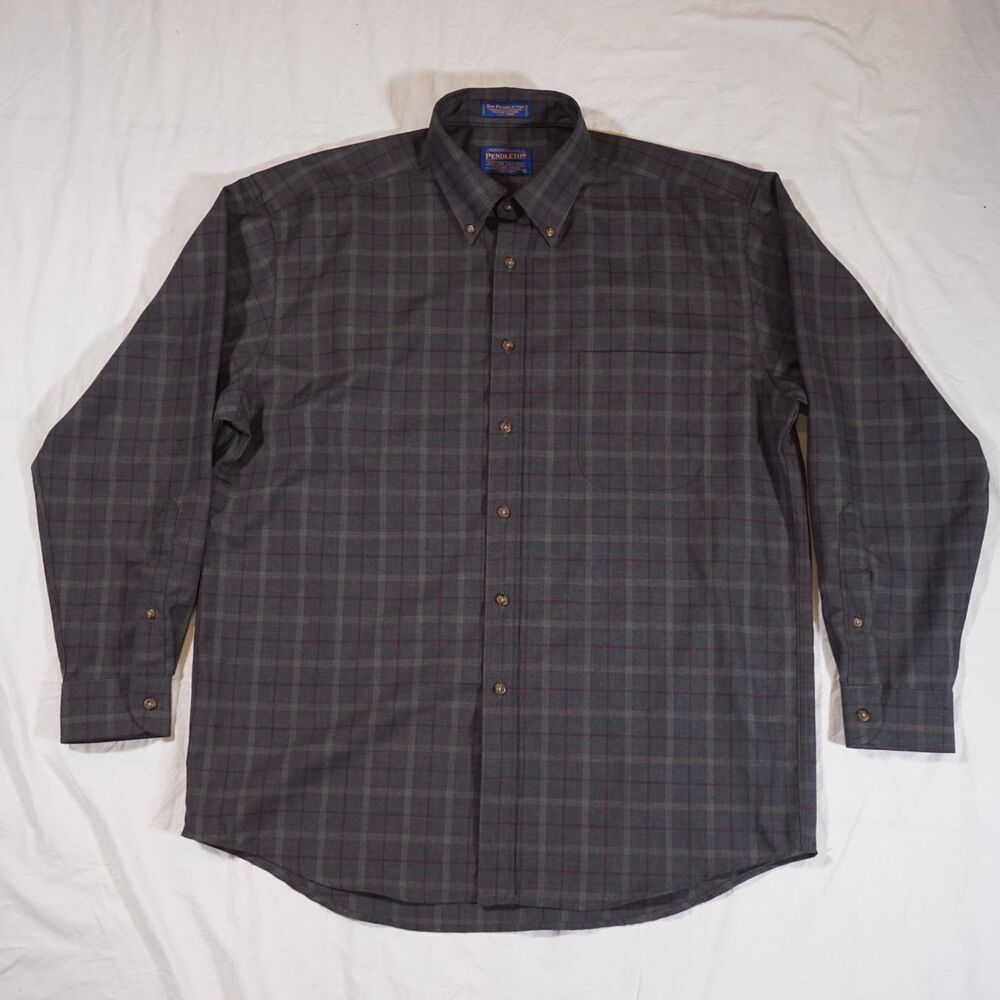 Pendleton Sir Pendleton Button Up Shirt Pure Wool… - image 8